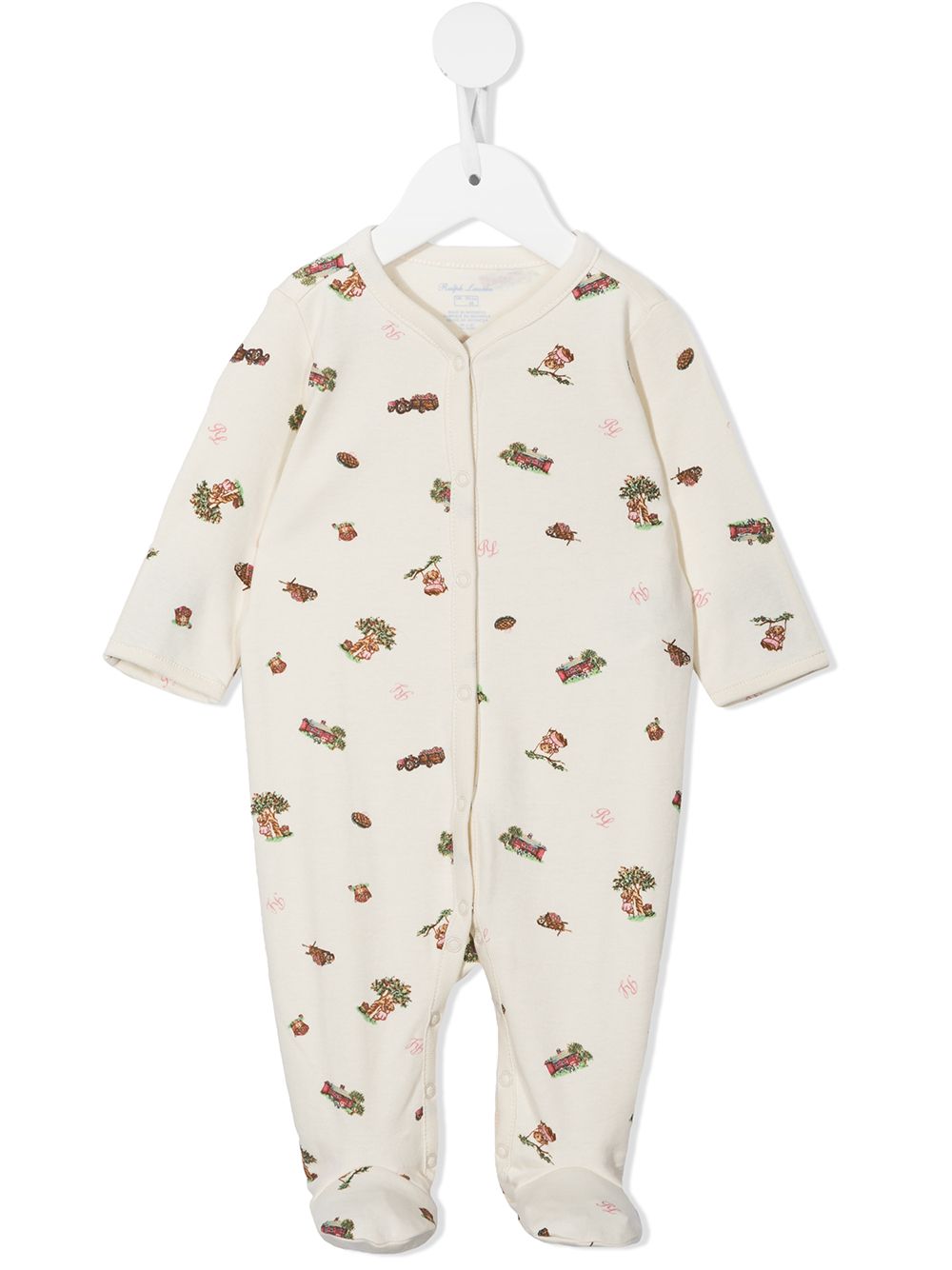 

Ralph Lauren Kids pijama con estampado gráfico - Neutro