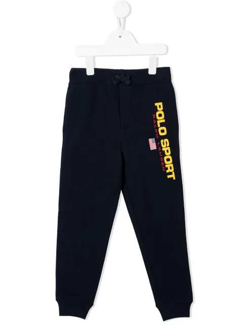 POLO RALPH LAUREN KIDS logo-print track pants