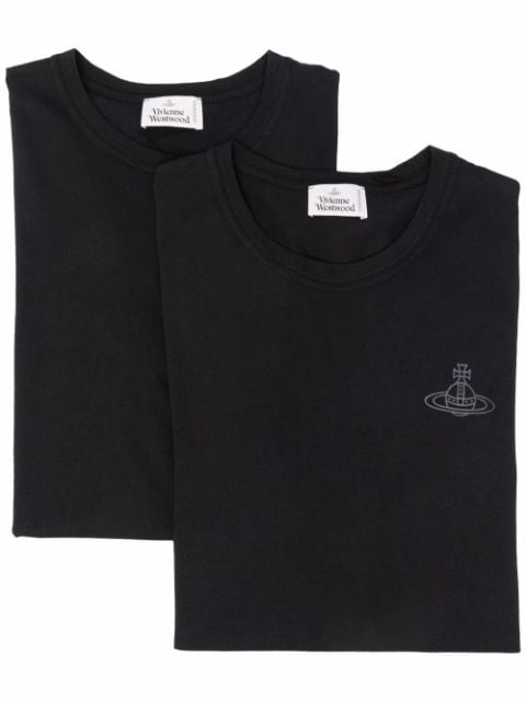 Vivienne Westwood Set aus zwei T-Shirts mit Logo