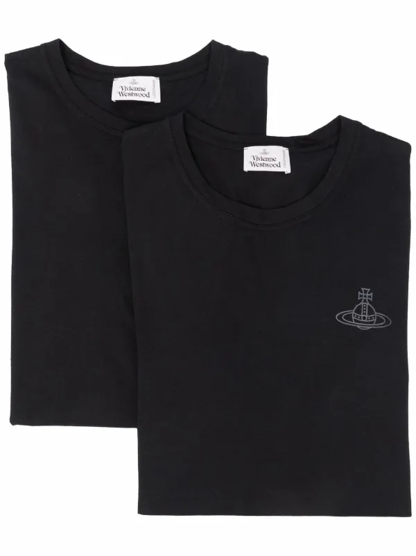 Vivienne Westwood 変形 オーブ Tシャツ ブラック 2 Vivienne Westwood 変形 オーブ Tシャツ ブラック 2 - メルカリ