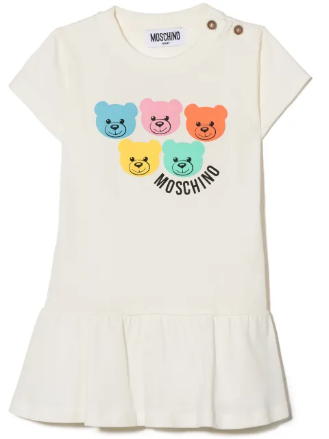 Moschino Kids Teddy Bear printed dress