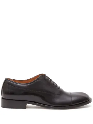 靴 Mansion margiela Maison Margiela - Replica Black Leather & Suede Low Top Sneaker