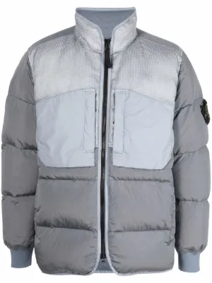 black stone island bubble jacket