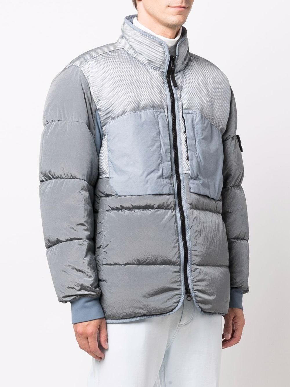 фото Stone island пуховик coour bock