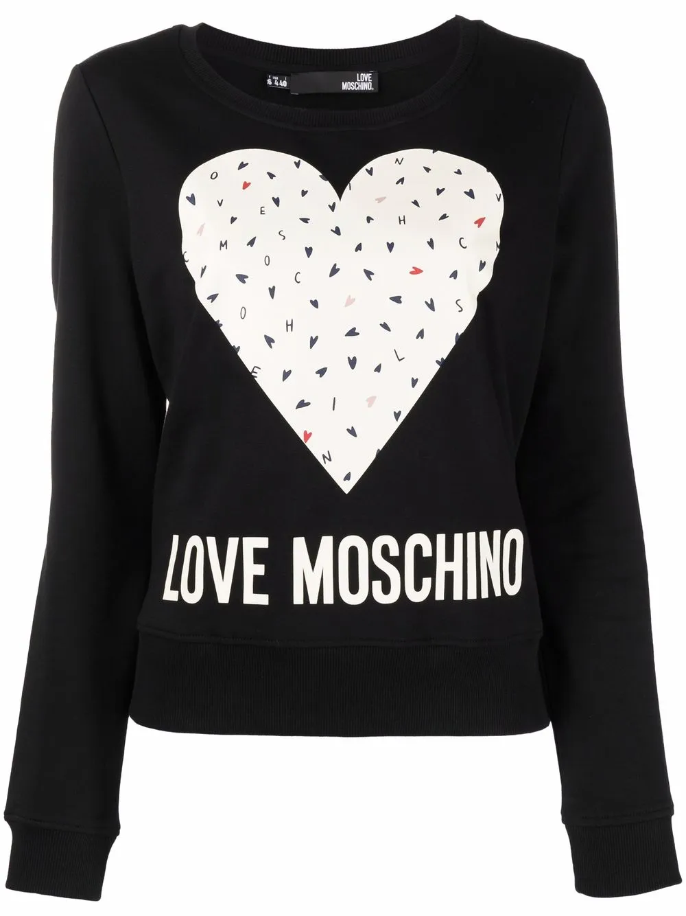 фото Love moschino свитер с длинными рукавами и принтом