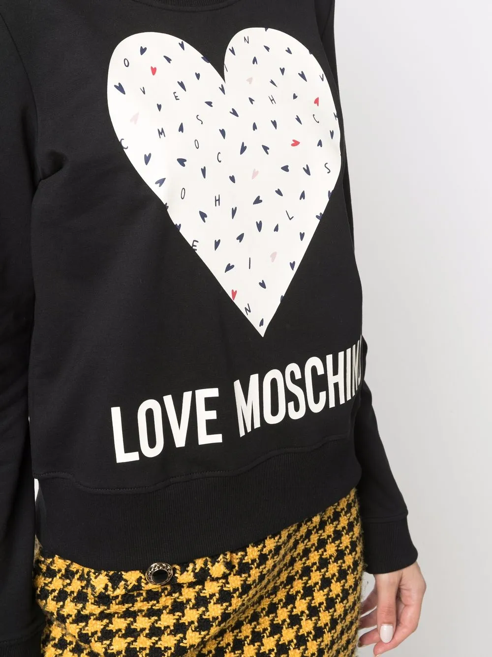 фото Love moschino свитер с длинными рукавами и принтом