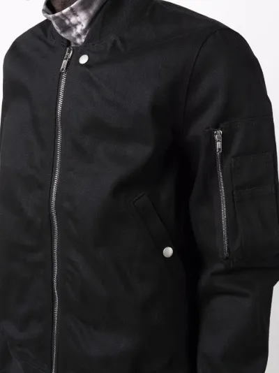 Rick Owens DRKSHDW multi-pocket bomber jacket black | MODES