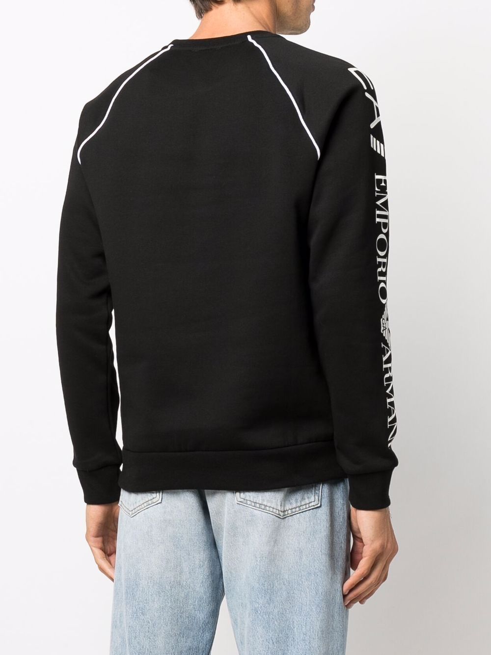 Ea7 Emporio Armani logo-tape Detail Jumper - Farfetch