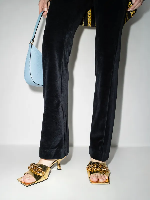 versace chain mules