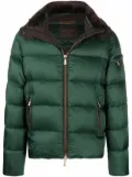 Moorer zipped padded jacket - Green