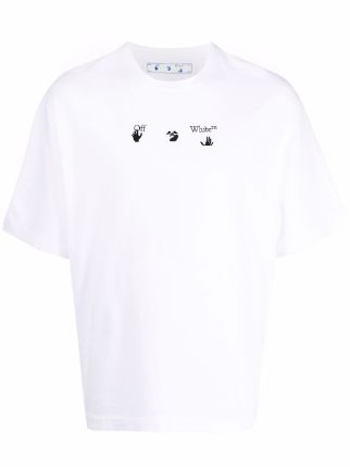 Off-White Arrows logo-print T-shirt - Farfetch