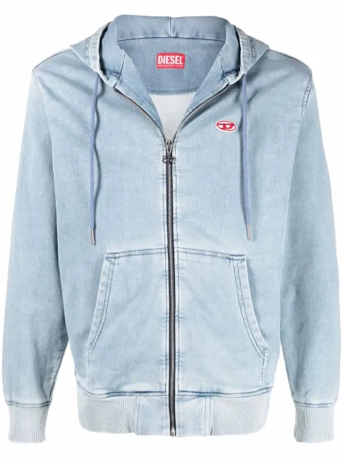 Diesel D-UM-S2 Men's Track Hoodie Blue