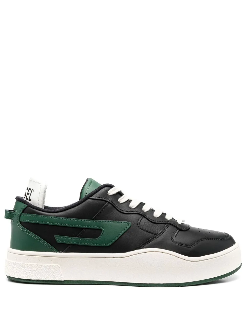 

Diesel tenis con parche D-logo lateral - Negro