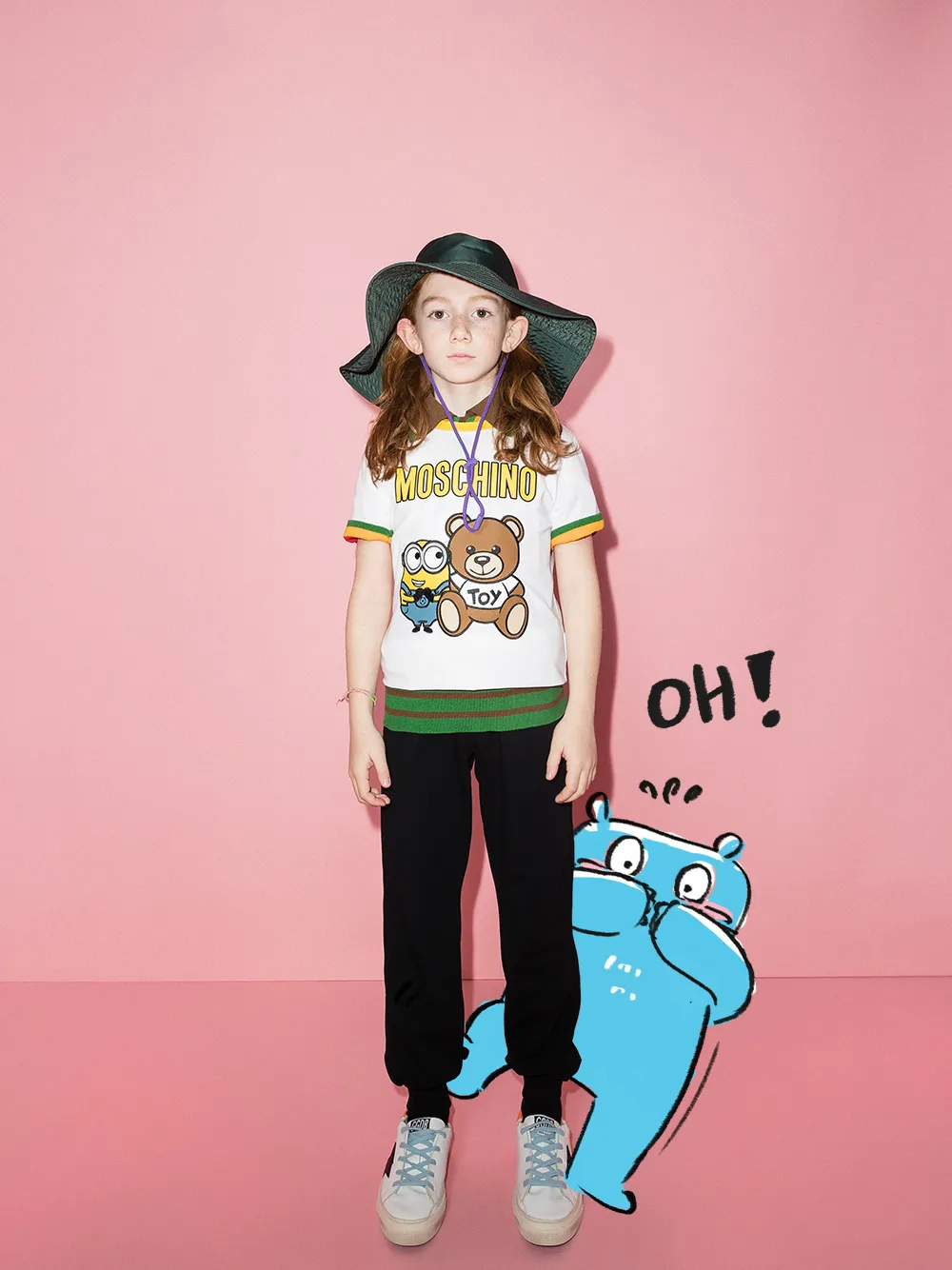 фото Moschino kids футболка с принтом teddy bear