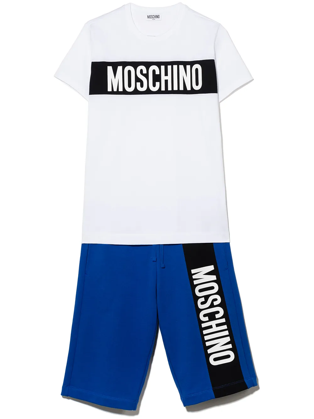 фото Moschino kids спортивный костюм с логотипом