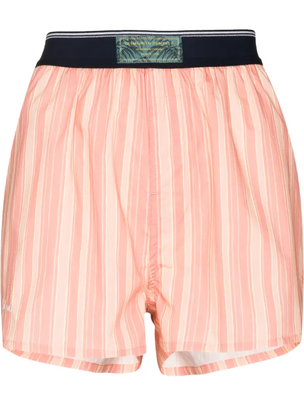 Desmond \u0026 Dempsey Striped Logo Pajama 