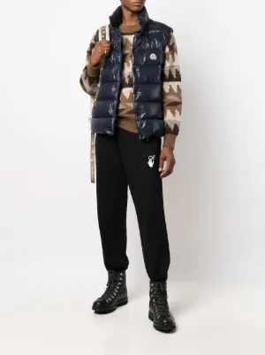 モンクレール フード付ダウンベスト 黒 BILLECART GILET サイズ1