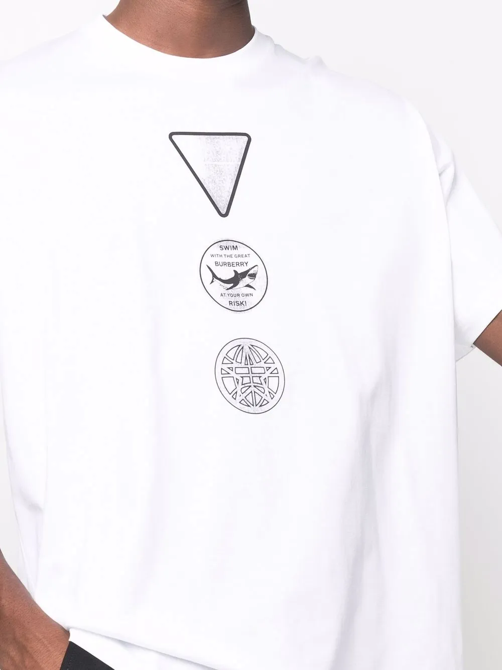 фото Burberry футболка с принтом