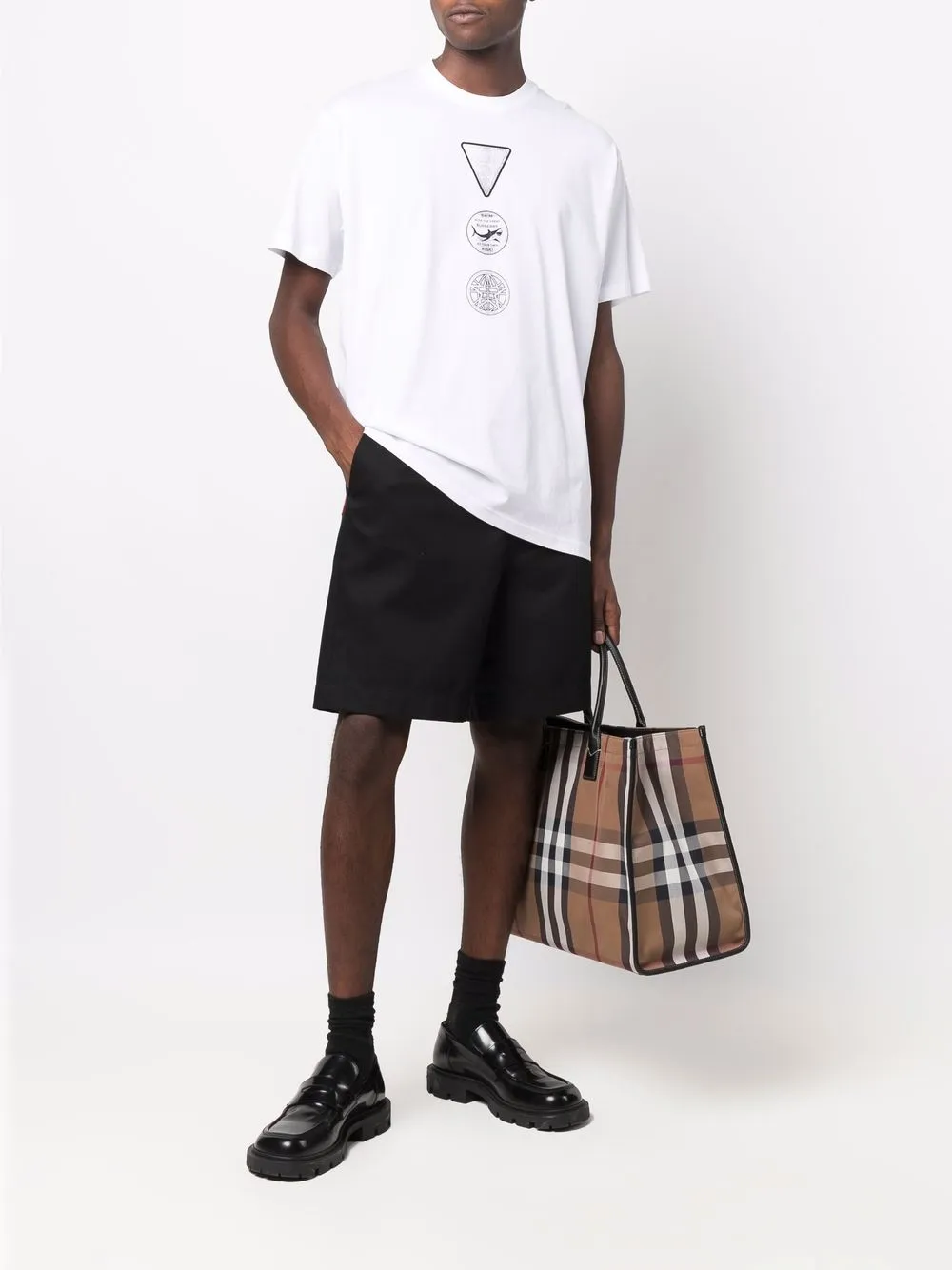 фото Burberry футболка с принтом