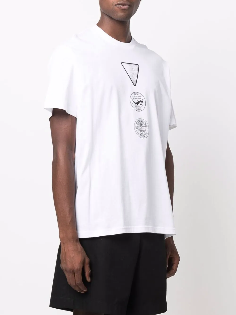 фото Burberry футболка с принтом