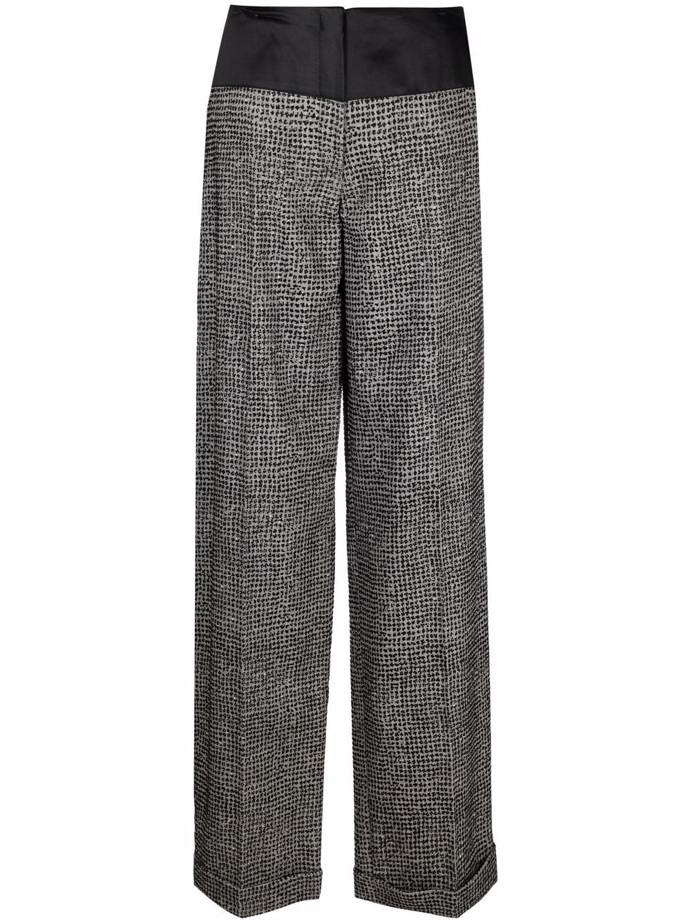 

Gianfranco Ferré Pre-Owned pantalones anchos 1990 - Gris