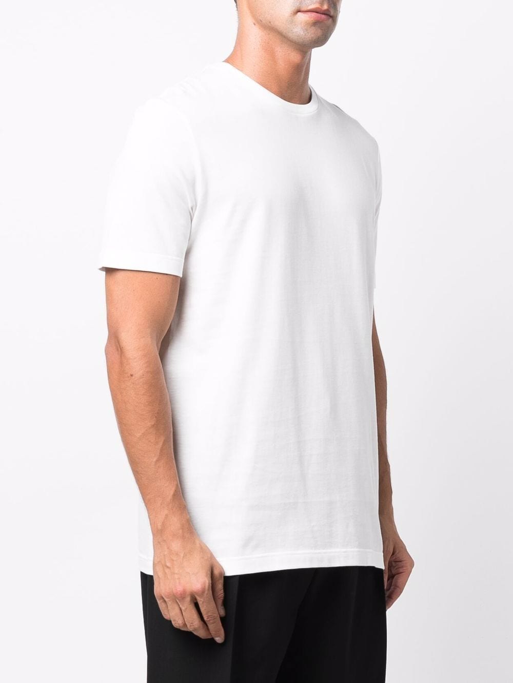 Shop The Row Finished-edge Cotton T-shirt In White