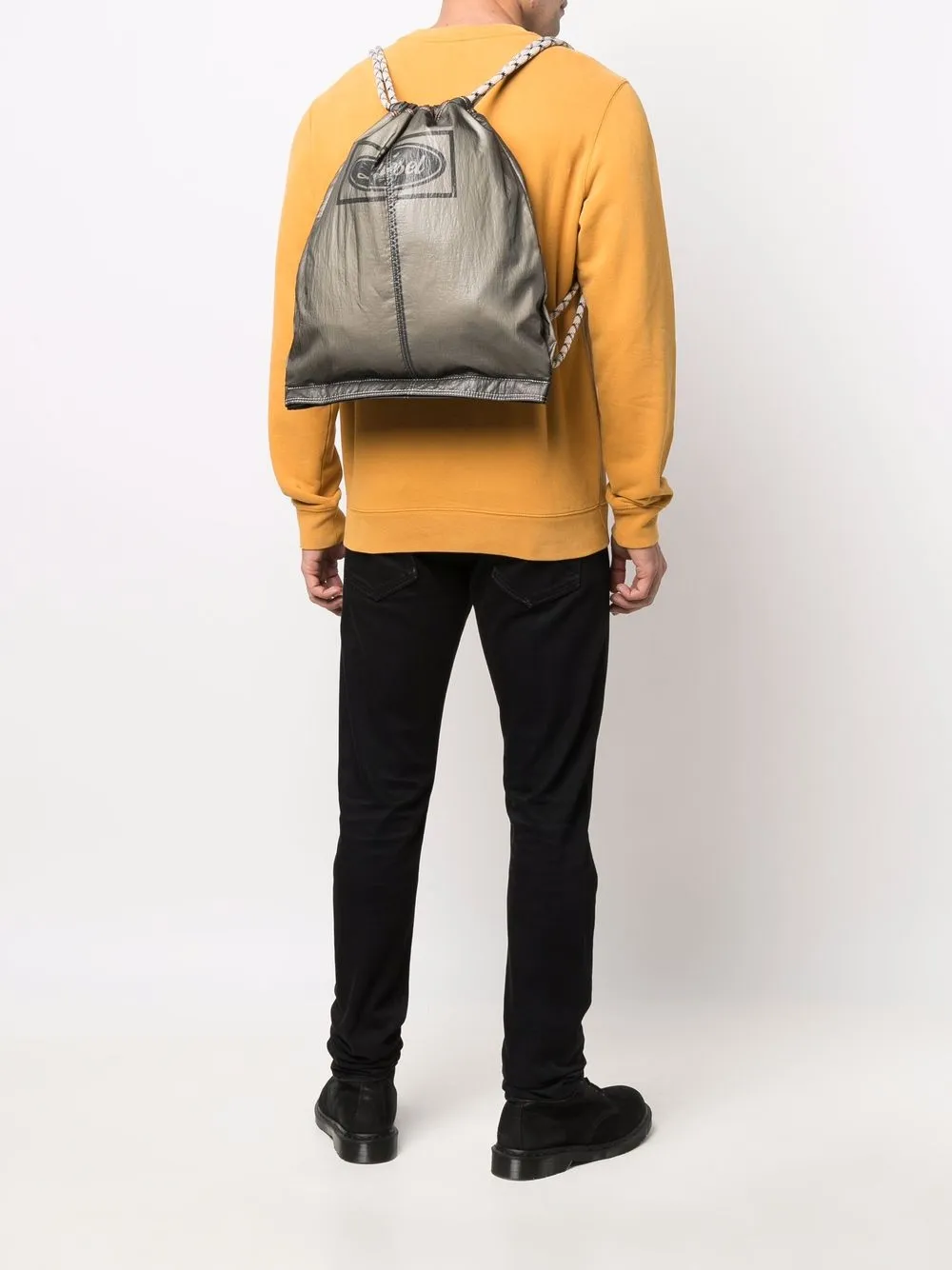 Diesel logo-print drawstring backpack | Image 2