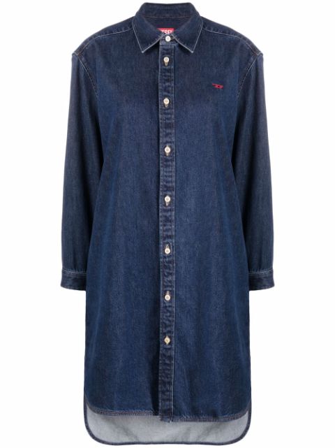 Diesel De-blex denim shirt dress Women