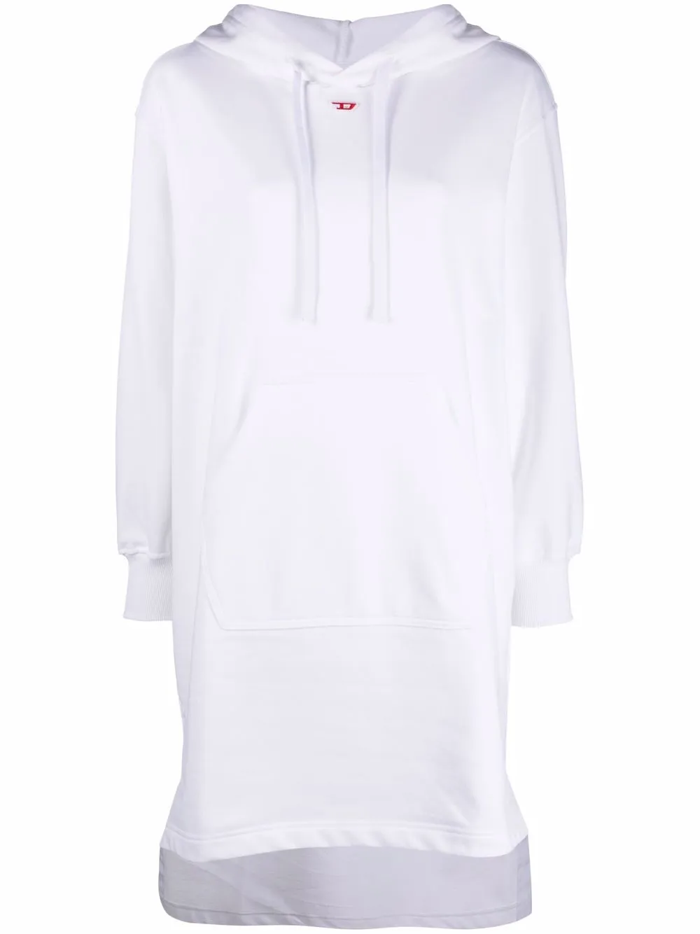 

Diesel embroidered-logo sweater dress - White