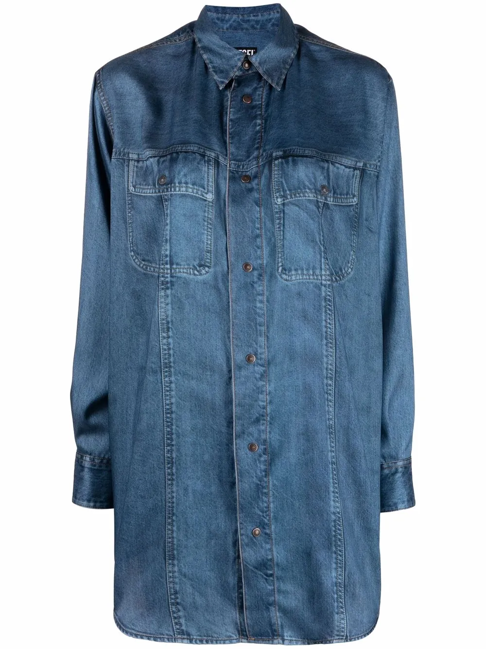 

Diesel denim mini dress - Blue