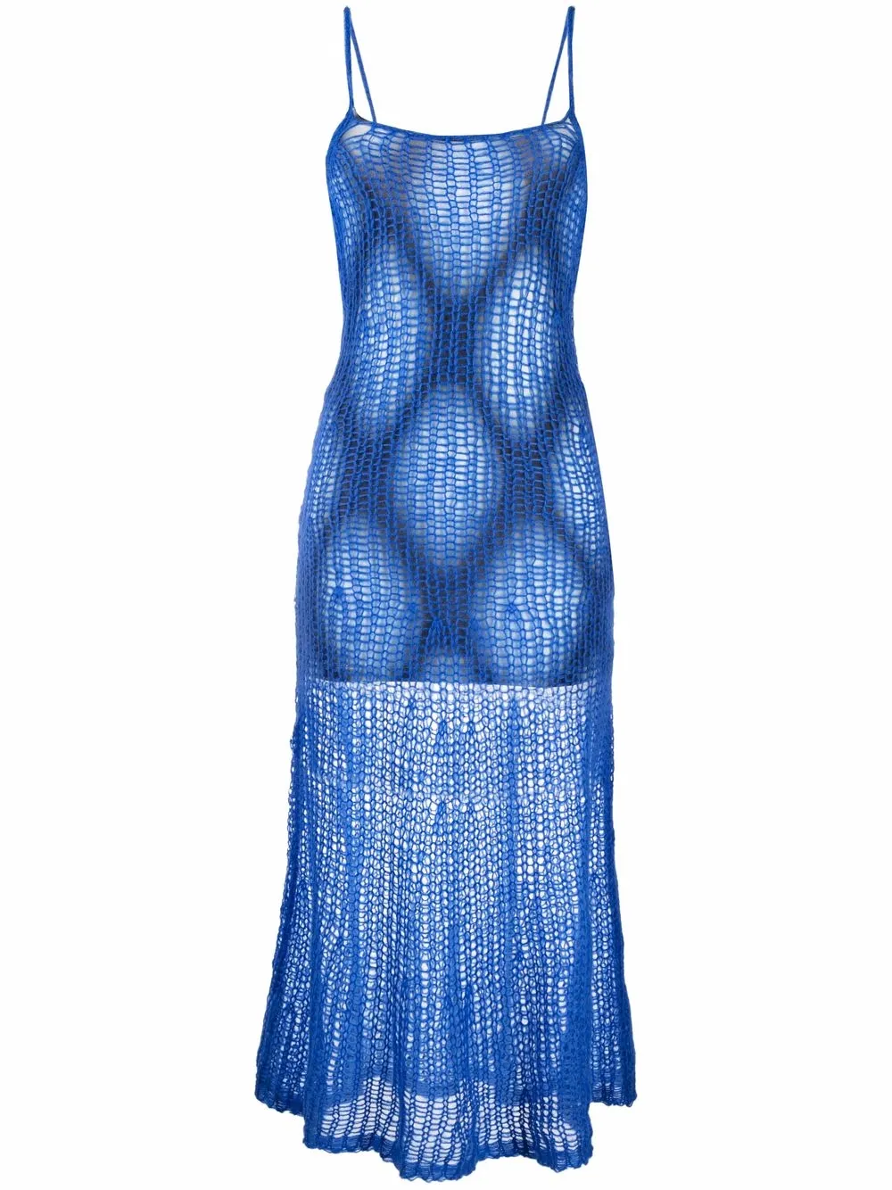 Diesel Diesel Ausgestelltes Strickkleid - Blau