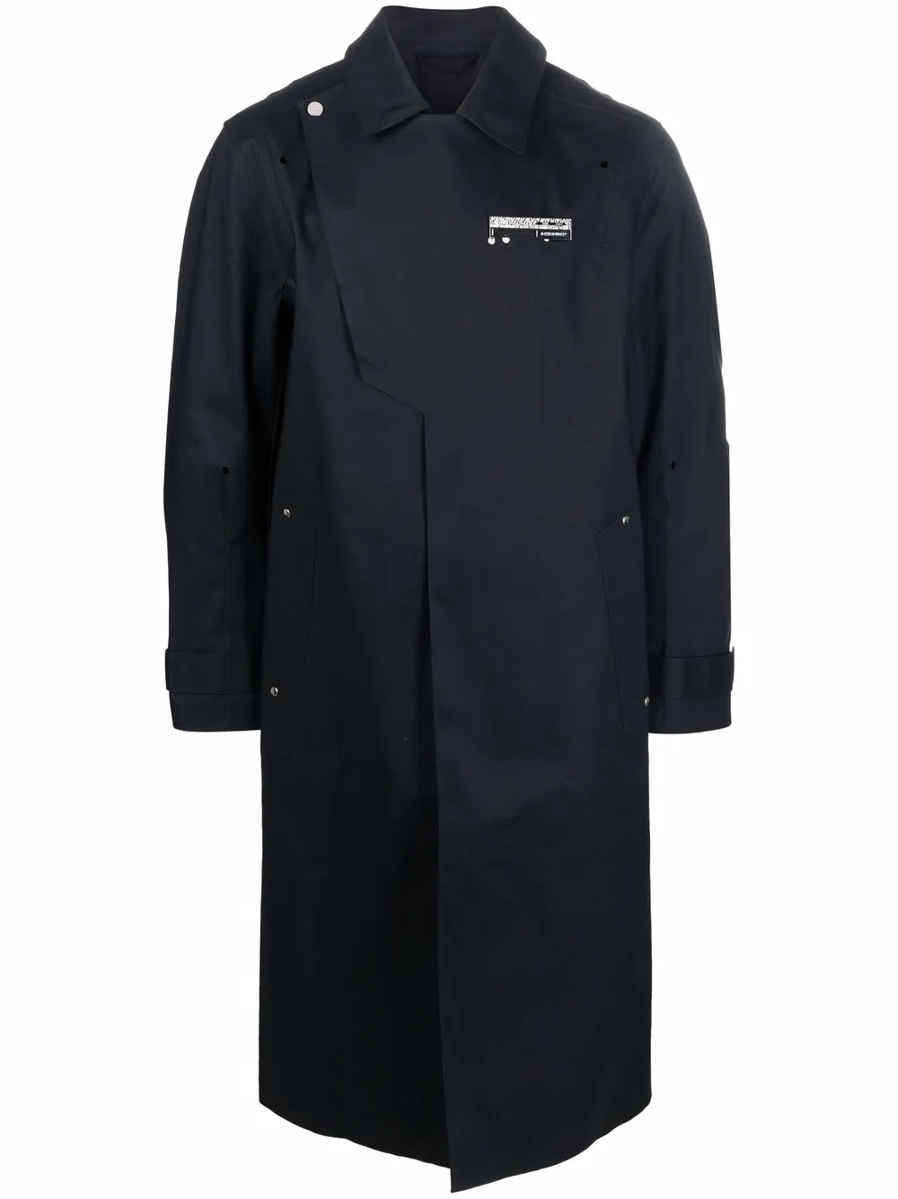 A-COLD-WALL* длинный тренч с логотипом