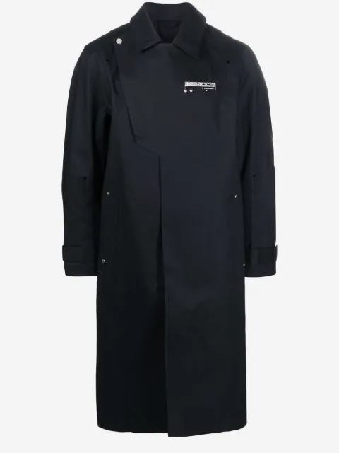 A-COLD-WALL* Trenchcoat met logo badge