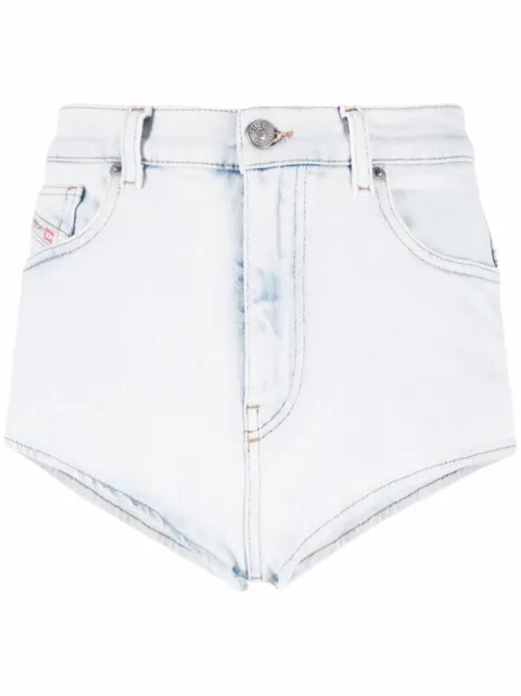 Diesel shorts de mezclilla con tiro alto