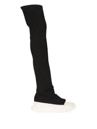 Rick Owens DRKSHDW デニムニーハイブーツ - Farfetch