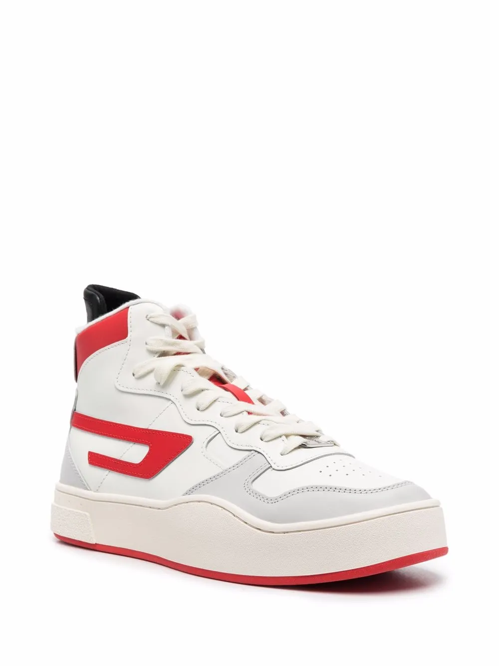  Diesel High Top Sneakers Mit Schnürung   Weiß 