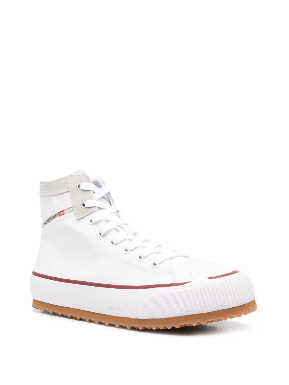  Diesel Sneakers Mit Logo Print   Weiß 