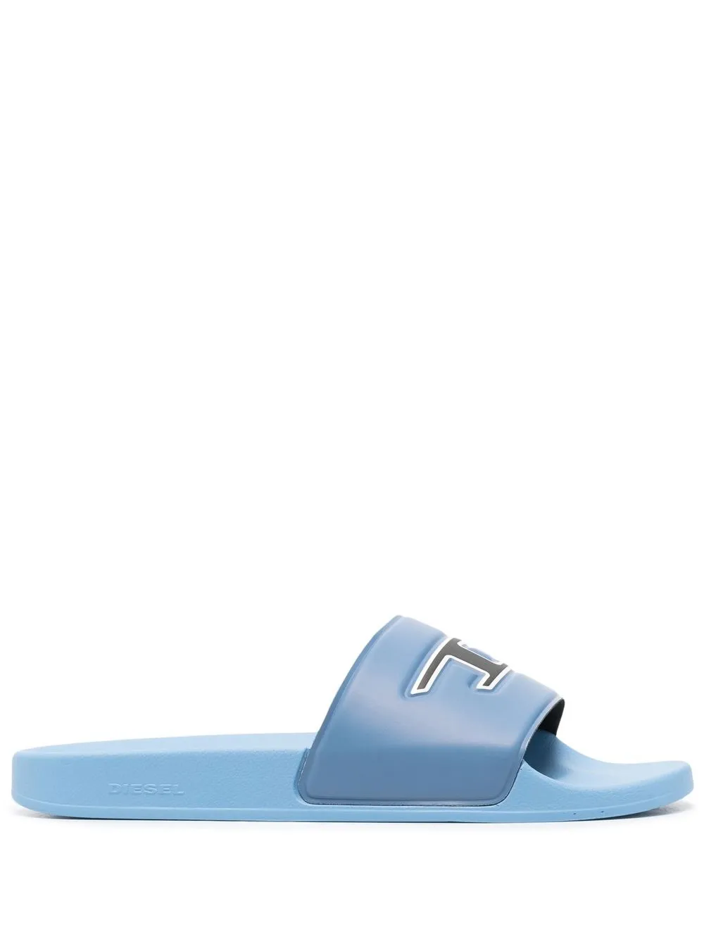 

Diesel maxi debossed-logo slides - Blue