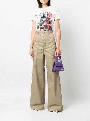 Women's Designer Wide Leg Trousers 2018 
