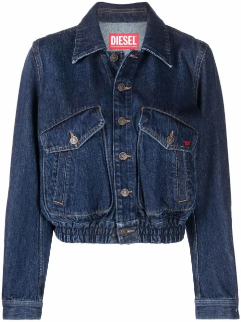 Diesel chamarra bomber de mezclilla De-Tracy