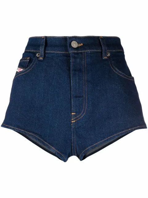 Diesel shorts de mezclilla con tiro alto 