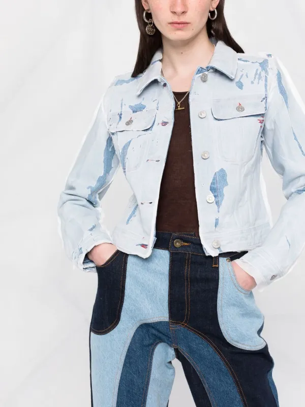 Diesel Cropped Denim Jacket - Farfetch