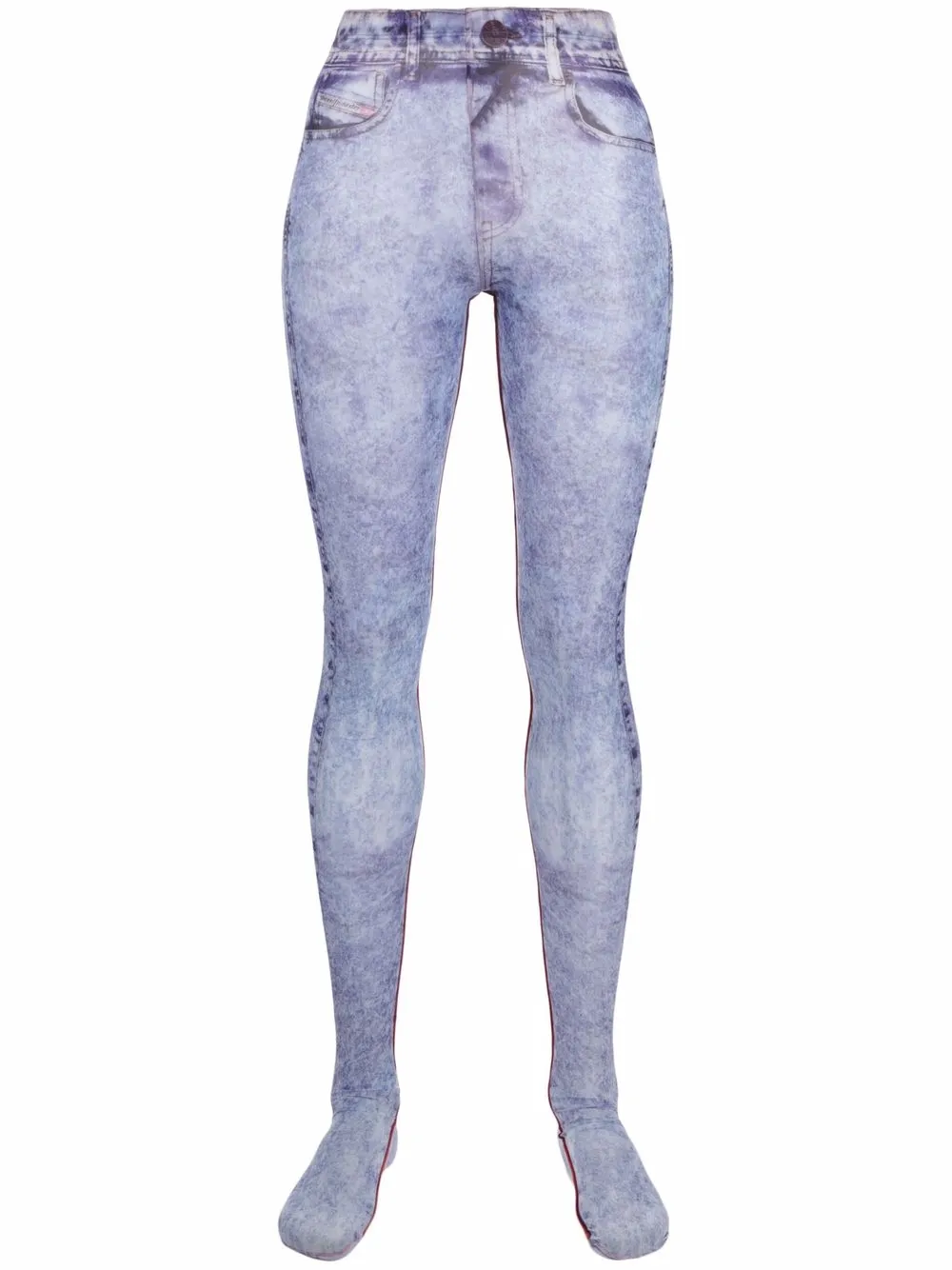 Diesel Klassische Leggings - Blau