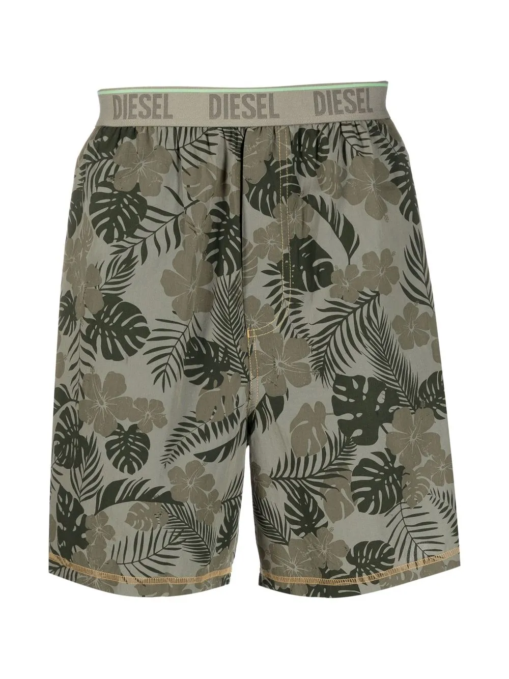 Diesel Boxershorts met logoprint Groen