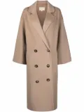 LouLou de Saison double-breasted Borne coat - Neutrals