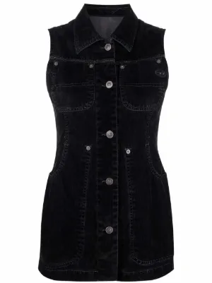 black denim dress h&m