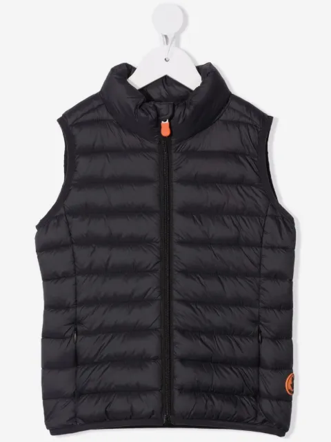 Save The Duck Kids side-patch padded gilet