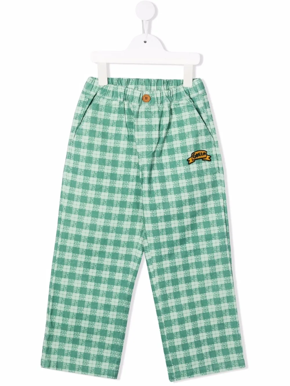 

JELLYMALLOW pantalones con estampado de cuadros - Verde