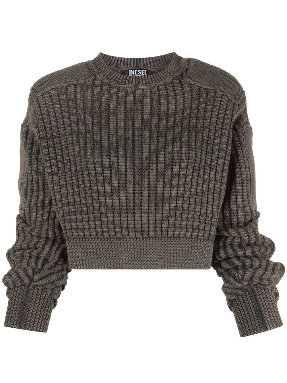 

Diesel Aurora cropped jumper - Green