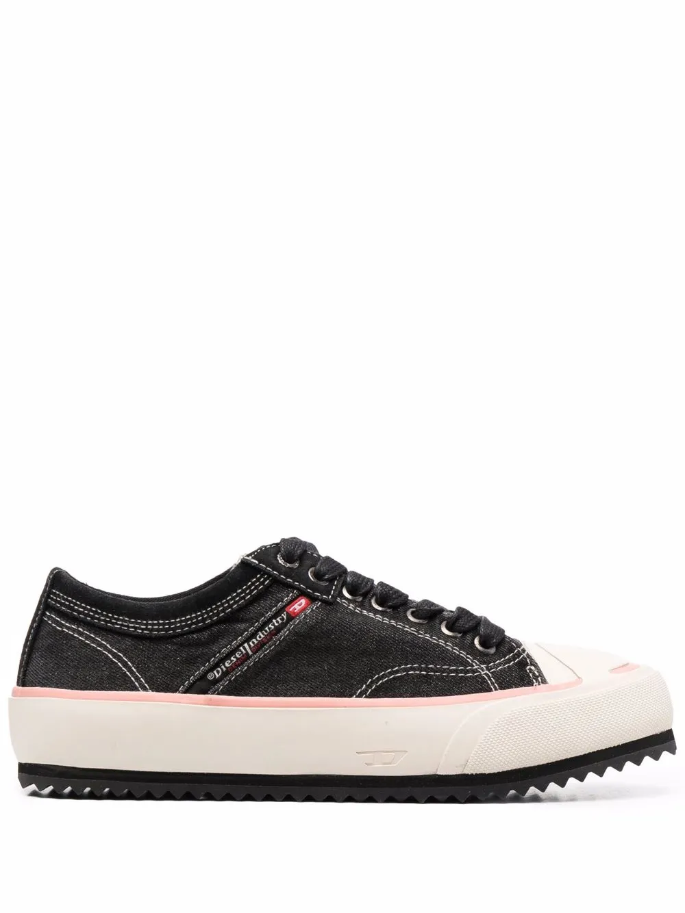 

Diesel denim low-top sneakers - Black